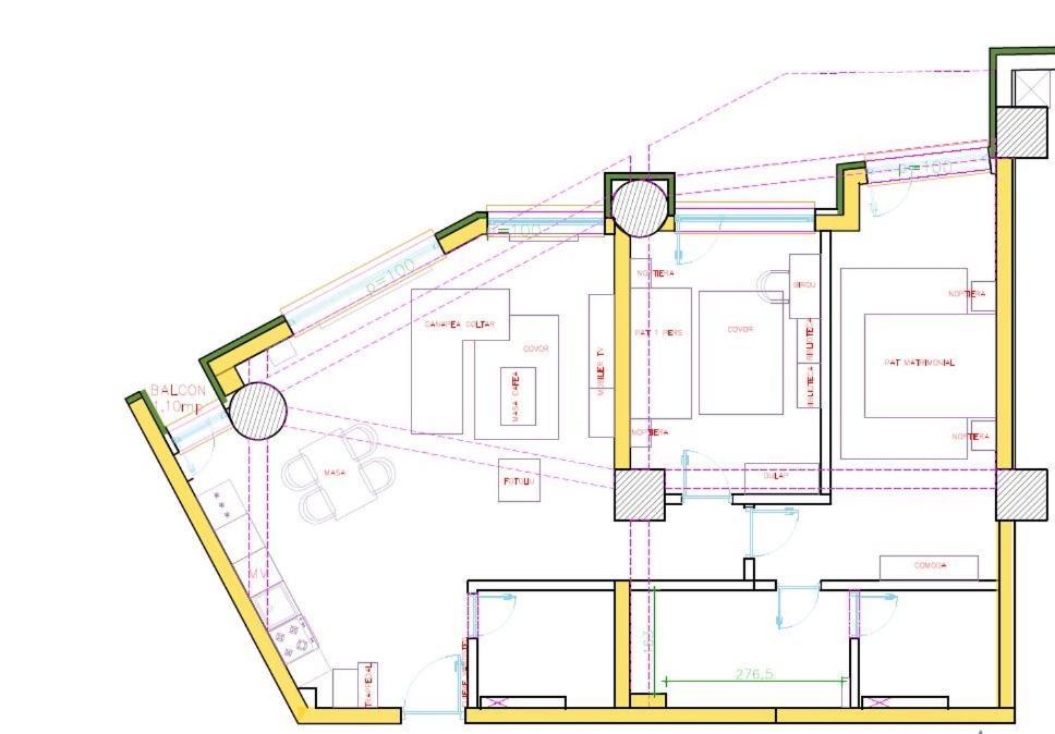 יאשי Cubrio Apartments Venetia מראה חיצוני תמונה